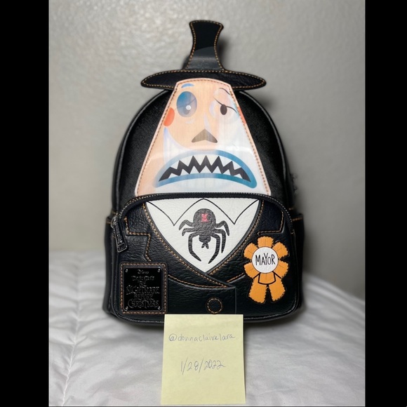 Loungefly Handbags - LOUNGEFLY DISNEY THE NIGHTMARE BEFORE CHRISTMAS MAYOR COSPLAY MINI BACKPACK NWT
